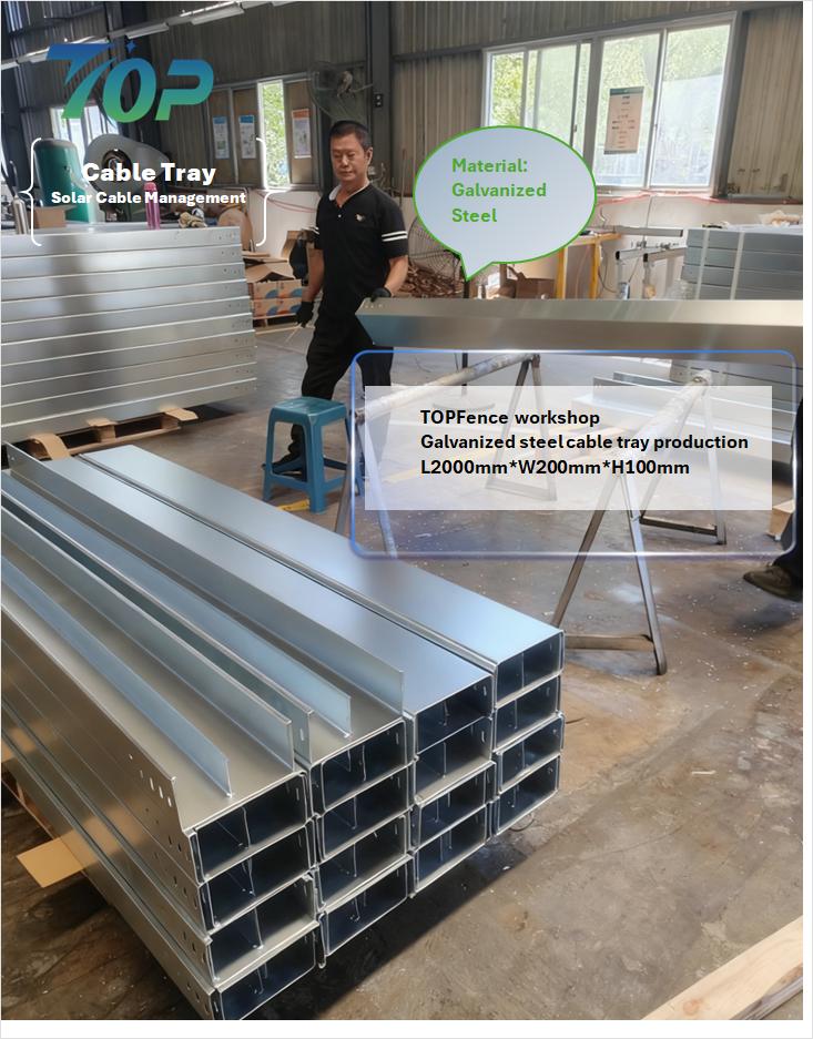 Galvanized Solar Cable Tray ထုတ်လုပ်ခြင်းနှင့် တင်ပို့ခြင်း။