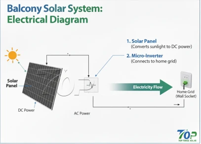 Balcony Solar System သည် မည်သို့အလုပ်လုပ်သနည်း။