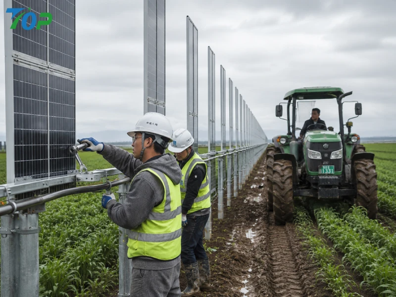 ဒေါင်လိုက်ဆိုလာစနစ်များသည် Farm Carbon Footprint ကို မည်ကဲ့သို့ လျှော့ချမည်နည်း။