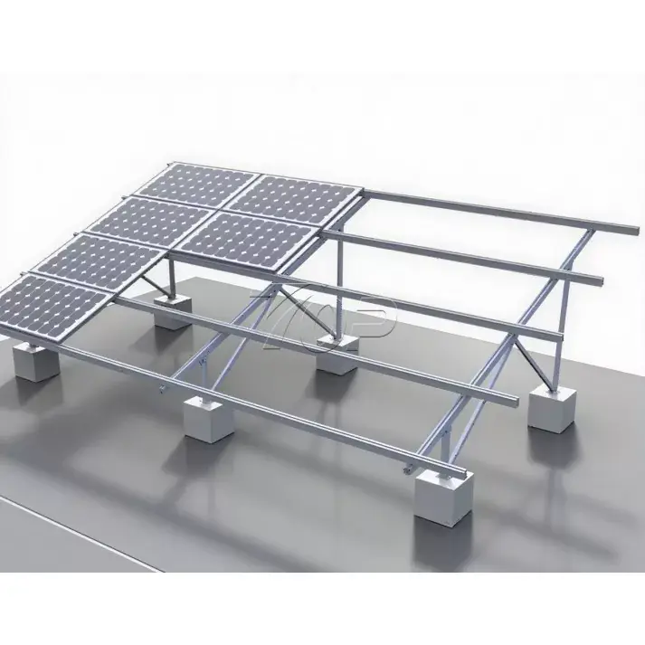ကွန်ကရစ်ဖောင်ဒေးရှင်း Solar Mount Ground PV ပံ့ပိုးမှု