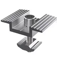 Aluminum Solar Panel Mounting Rail Clamp