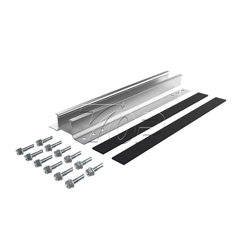 Trapezoidal Metal Roof Solar အတွက် Mini ရထားစနစ်
