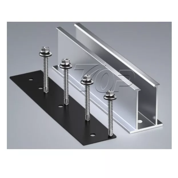 Metal Roof Solar Panel Mounting အတွက် Mini ရထား